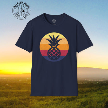Retro Sun Hawaiian Pineapple T-Shirt