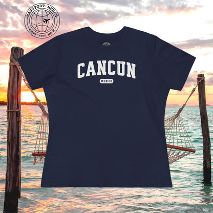 Classic Athletic (Bucket List Edition), Cancun, Mexico, Womens Fit T-Shirt