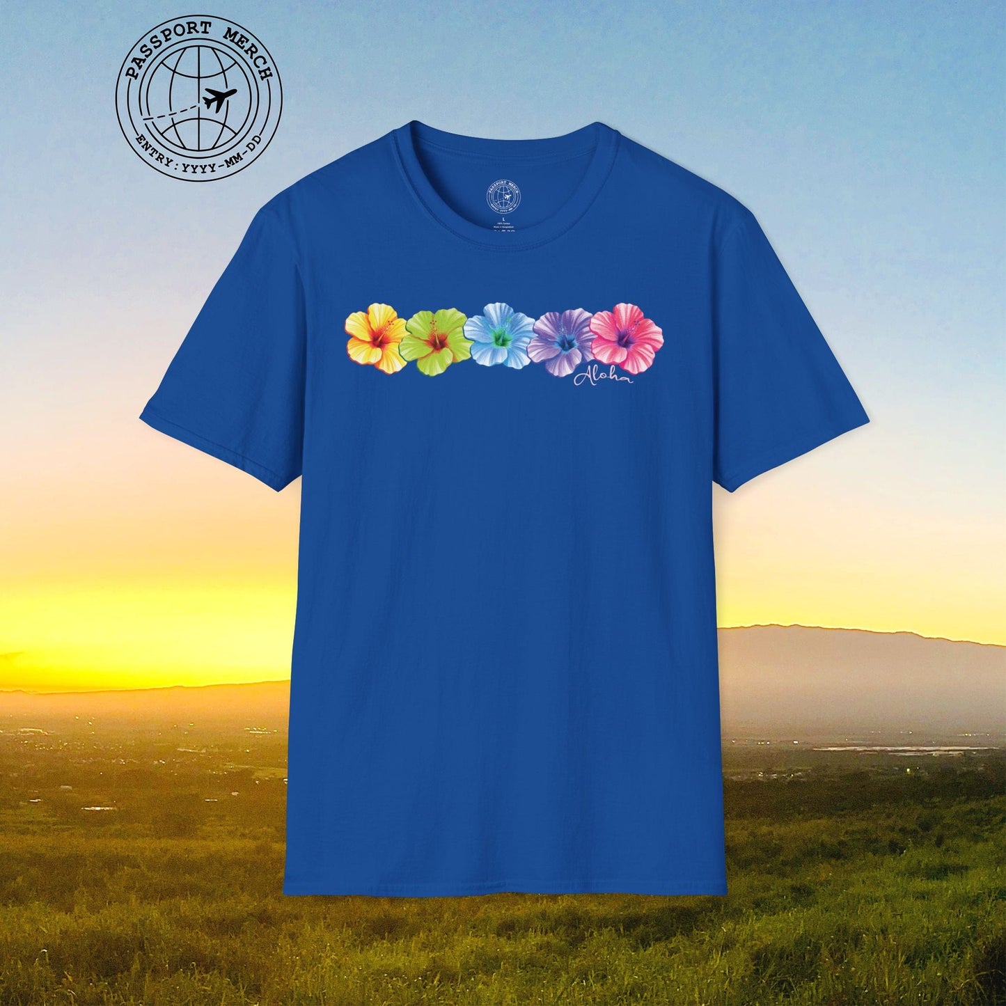 Five Vibrant Hibiscus, Hawaii T-Shirt