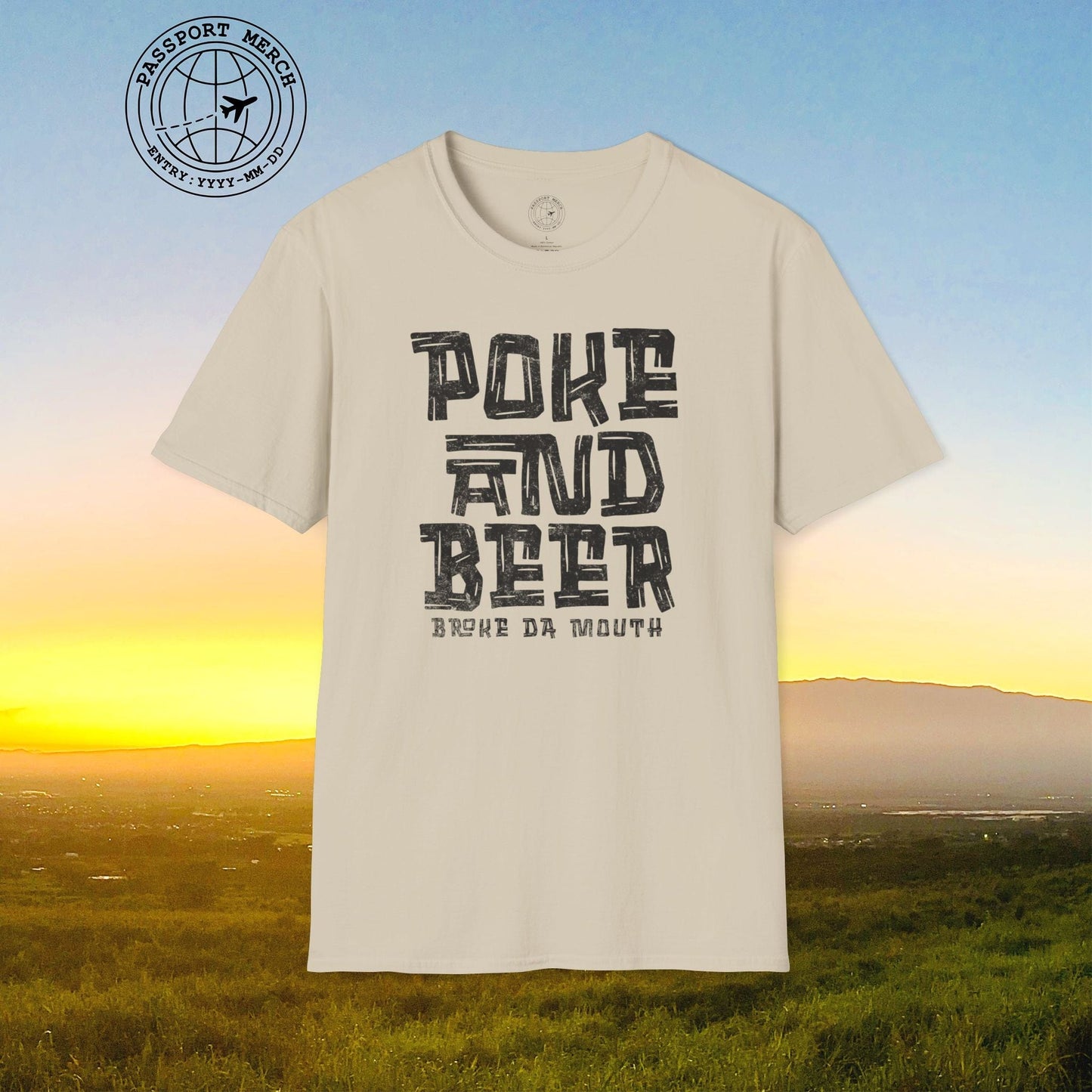 Poke and Beer, Hawaii T-Shirt