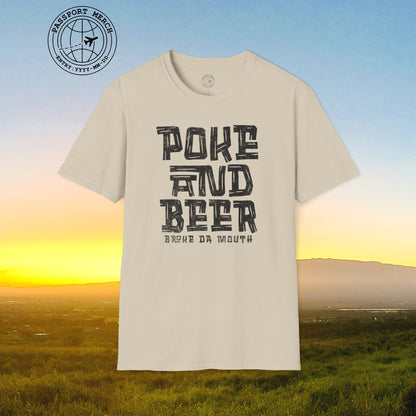 Poke and Beer, Hawaii T-Shirt