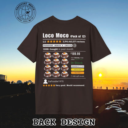 Loco Moco (5-Star Buy Now Edition), Hawaii, Back Print T-Shirt