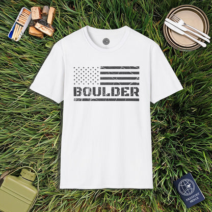 Boulder Stars & Stripes, Colorado T-Shirt