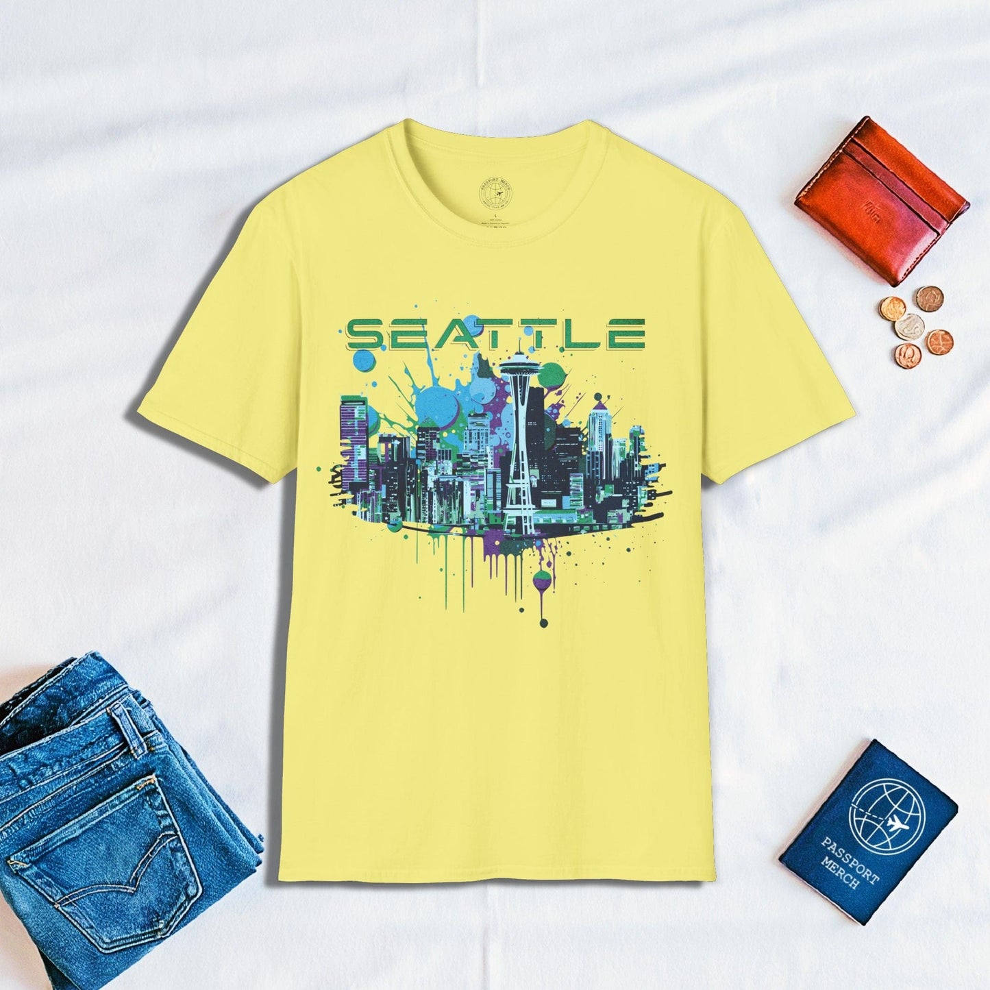 Abstract Space Needle, Seattle Washington T-Shirt