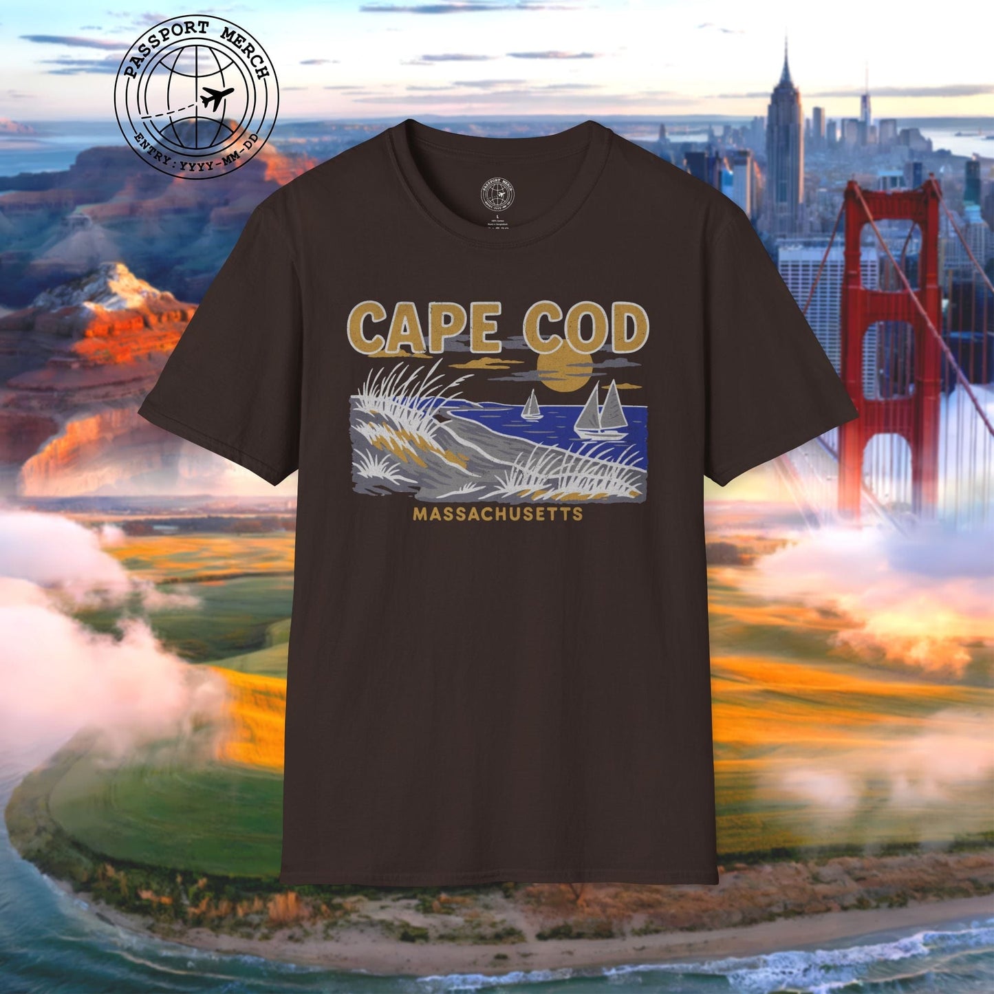 Cape Cod, Massachusetts - 80's Vintage T-Shirt