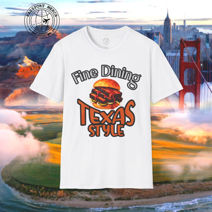 BBQ Brisket Fine Dining Texas Style T-Shirt