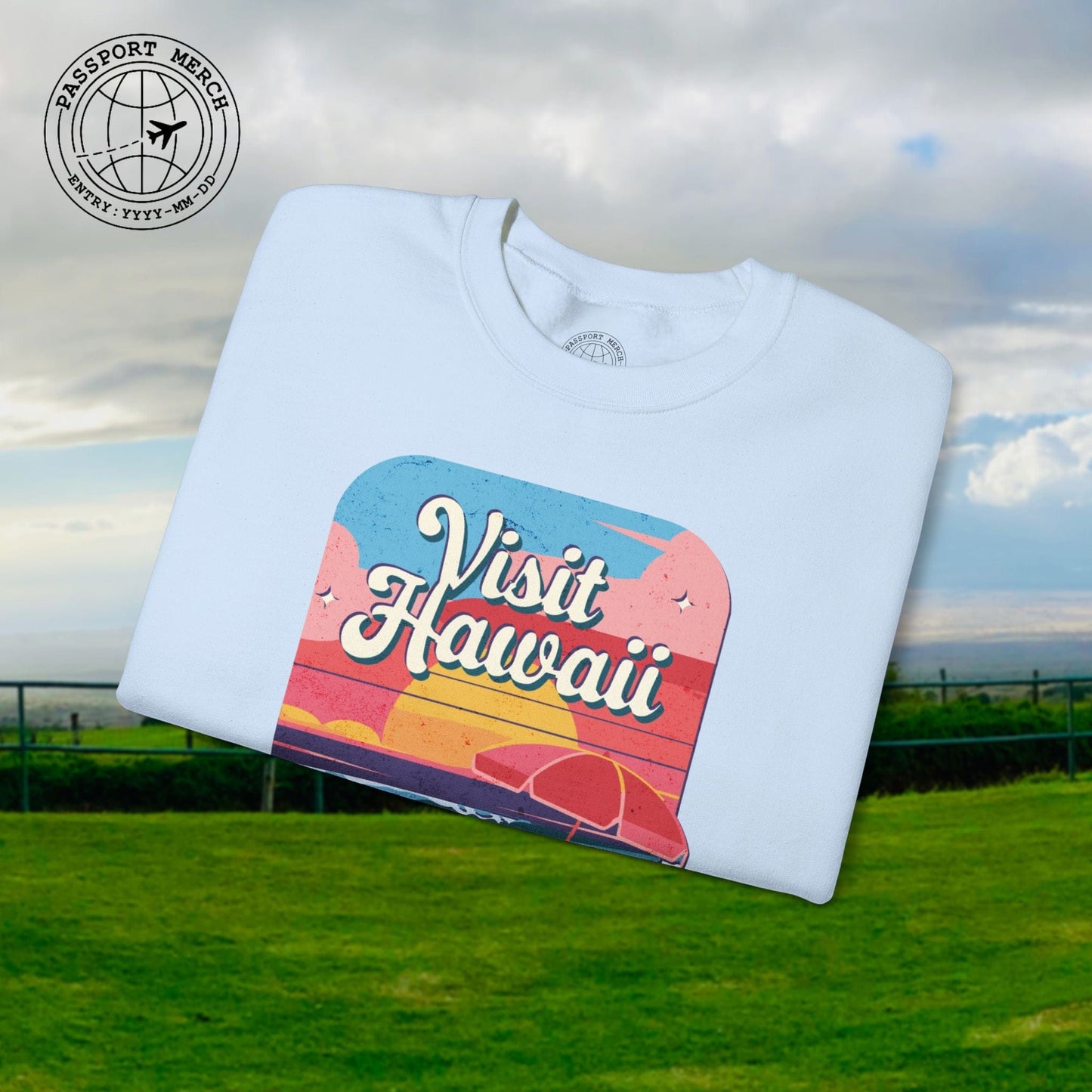 Retro Visit Hawaii Crewneck