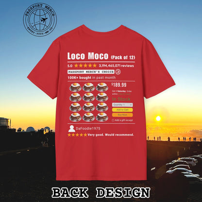 Loco Moco (5-Star Buy Now Edition), Hawaii, Back Print T-Shirt