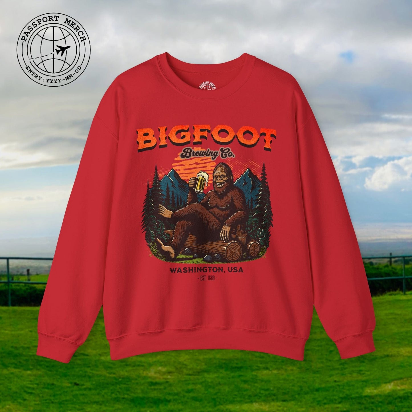 Bigfoot Brewing Company, Washington Crewneck