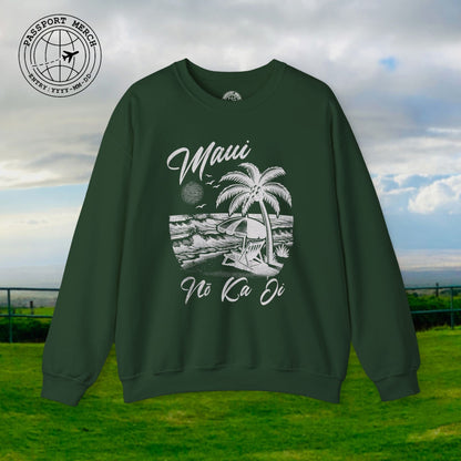 Maui No Ka Oi Hawaii Crewneck