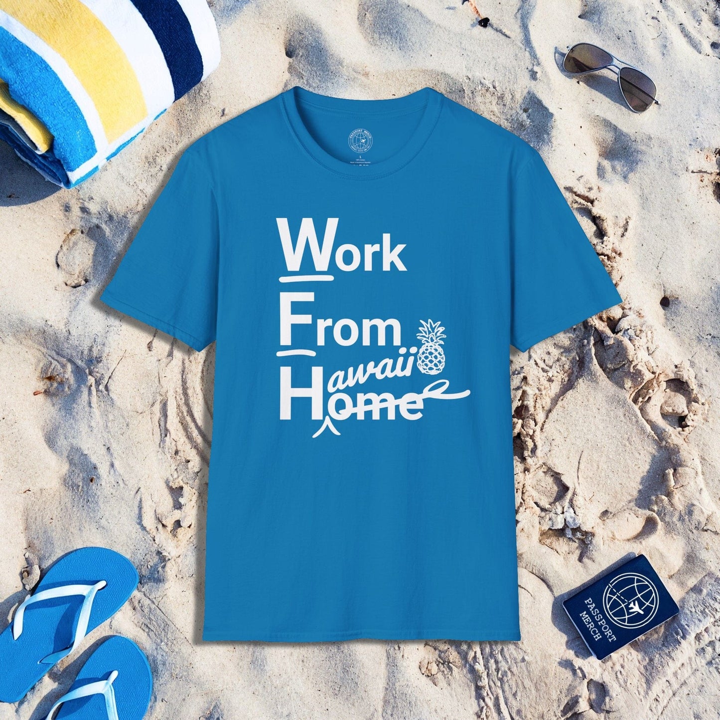 WFH, Work From Hawaii T-Shirt