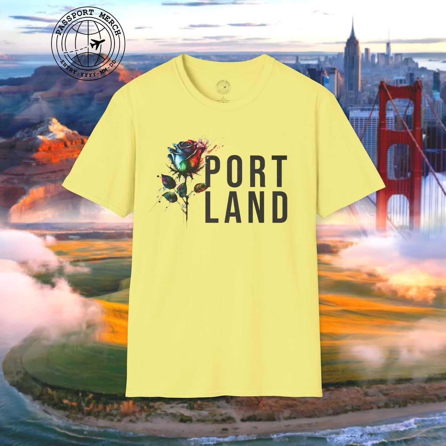 Portland Rose, Oregon T-Shirt
