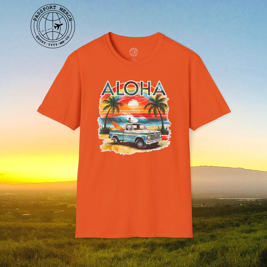 Retro Truck Hawaii Aloha T-Shirt