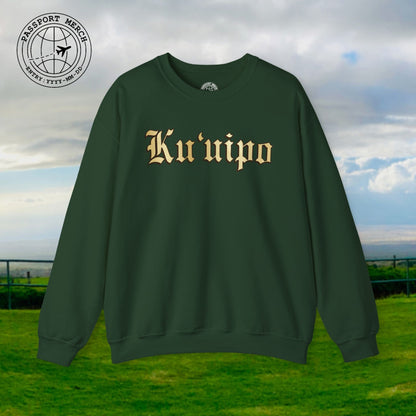 24-Karat Gold Ku'uipo (Hawaiian Jewelry Style) Crewneck