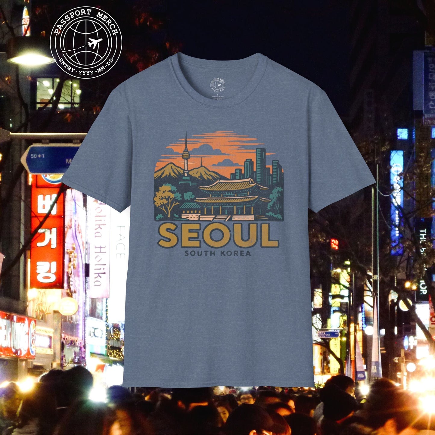 Seoul, South Korea - 80's Vintage T-Shirt