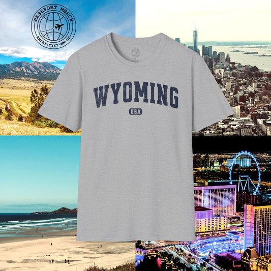 Classic Athletic, Wyoming (50 States Edition) T-Shirt