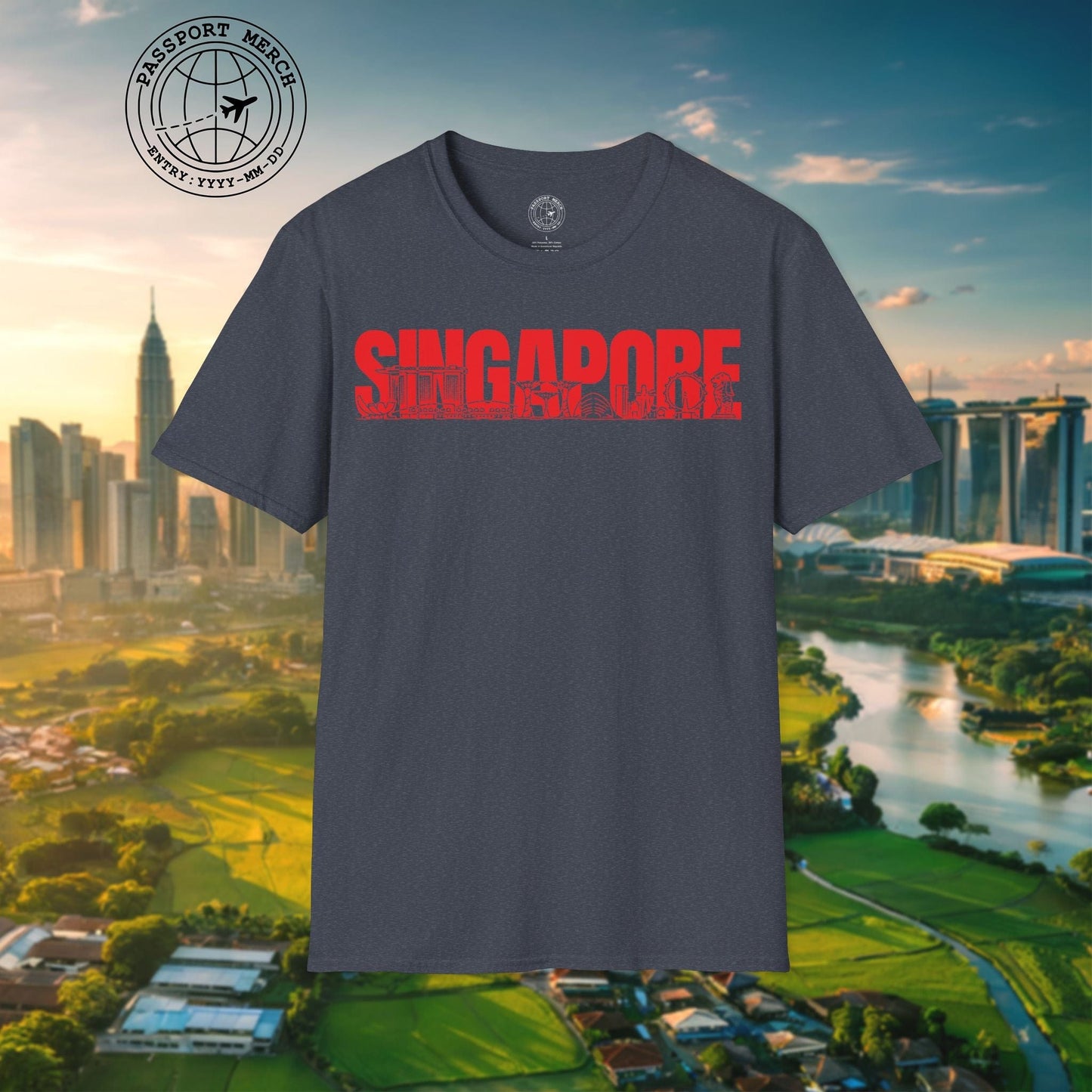 Singapore Monochrome Memories T-Shirt