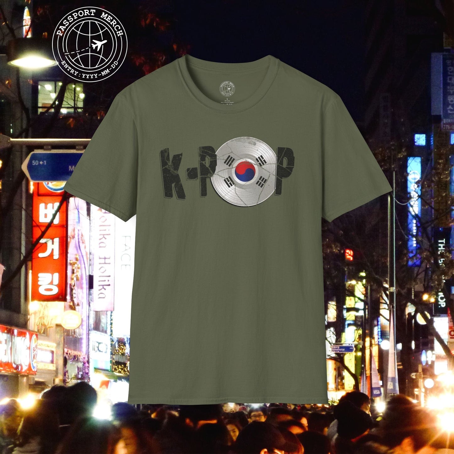 K-POP Vinyl, Korea T-Shirt