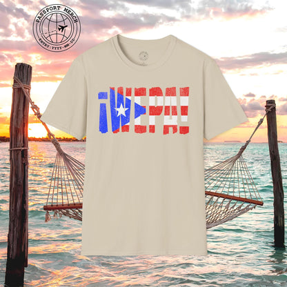 Wepa Puerto Rico Letter Flag T-Shirt