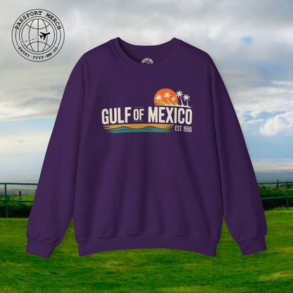 Vintage Retro Gulf of Mexico Crewneck