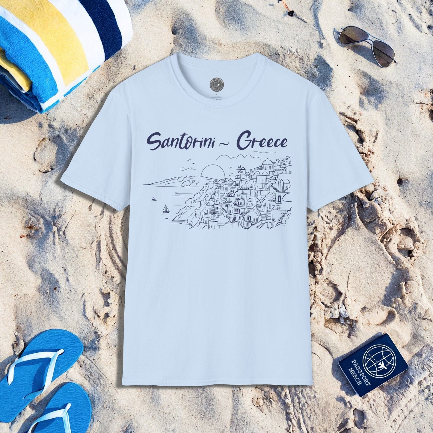 Santorini Dreaming Greece T-Shirt