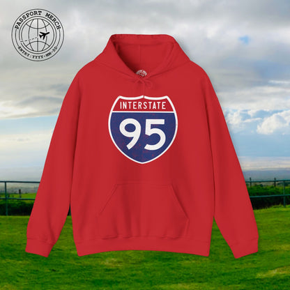 Signs of Wanderlust, Interstate 95, USA Hoodie