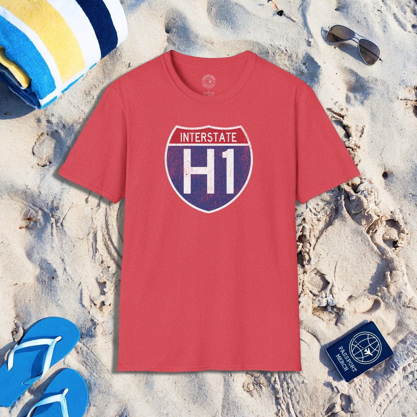 Signs of Wanderlust, Interstate H1, Hawaii T-Shirt