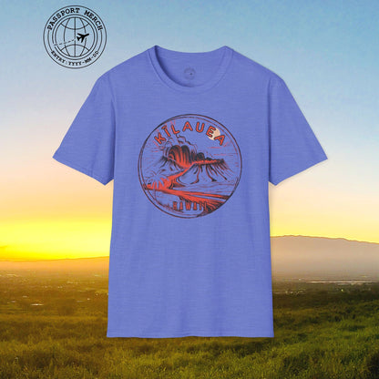 Vintage Kilauea Eruption, Hawaii T-Shirt