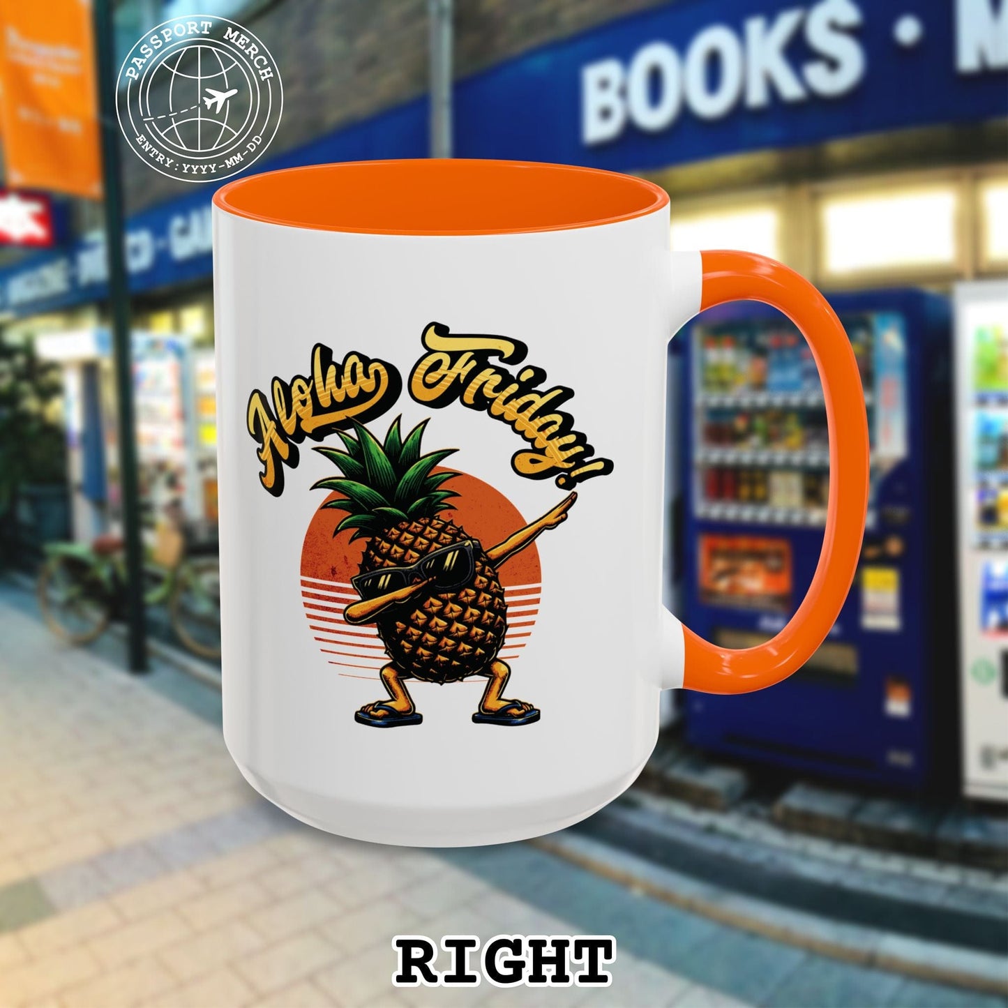 Aloha Friday Dabbing Pineapple Hawaii 15oz Mug