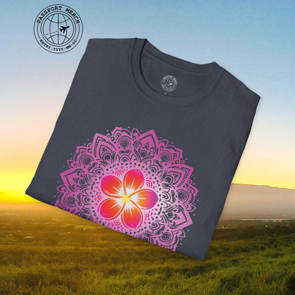 Hawaiian Plumeria Mandala T-Shirt