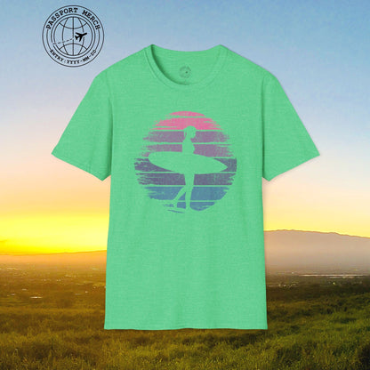 Retro Sun Surfer Girl T-Shirt