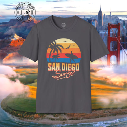 San Diego Surfer California T-Shirt
