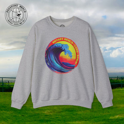 Sunset Beach Oahu, Hawaii Crewneck