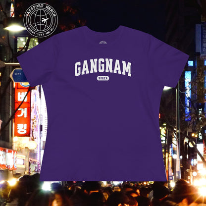 Classic Athletic (Bucket List Edition), Gangnam, Korea, Womens Fit T-Shirt