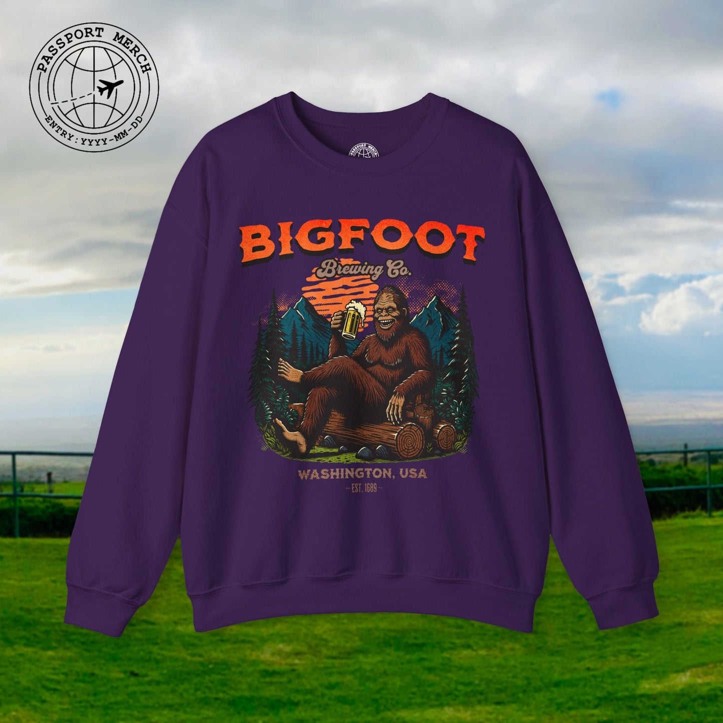 Bigfoot Brewing Company, Washington Crewneck