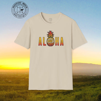 Aloha Pineapple Fire, Hawaii T-Shirt
