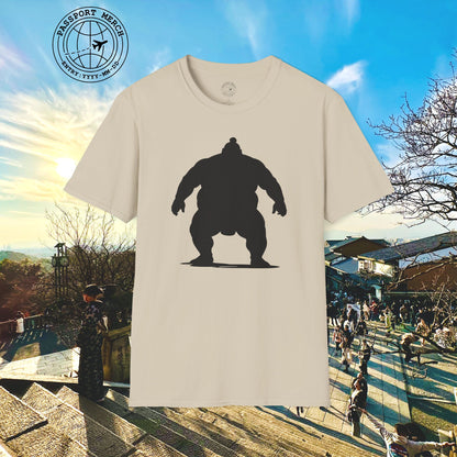 Minimalist Sumo Silhouette, Japan T-Shirt