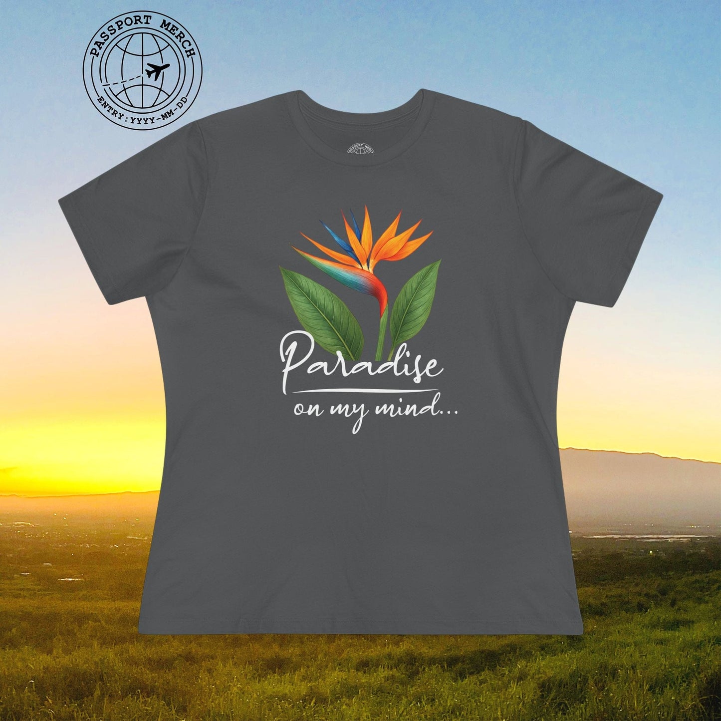 Paradise on My Mind, Hawaii, Womens Fit T-Shirt