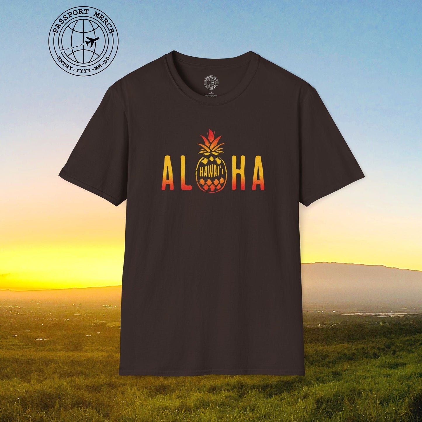 Aloha Pineapple Fire, Hawaii T-Shirt