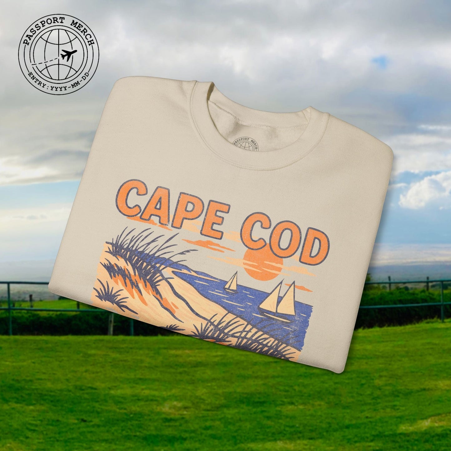 Cape Cod, Massachusetts - 80's Vintage Crewneck