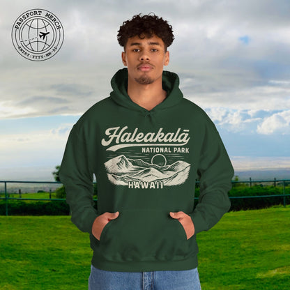 Haleakala National Park Vintage Monochrome, Hawaii Hoodie
