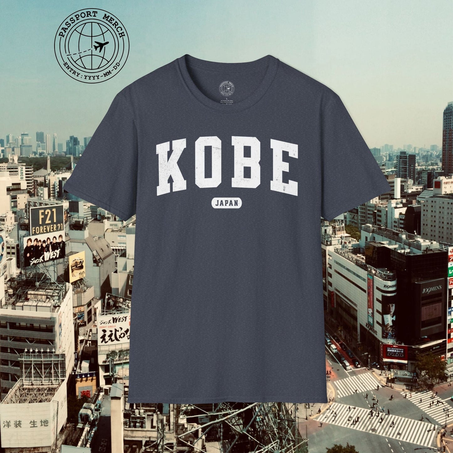 Classic Athletic (Bucket List Edition), Kobe, Japan T-Shirt