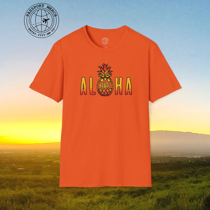 Aloha Pineapple Fire, Hawaii T-Shirt