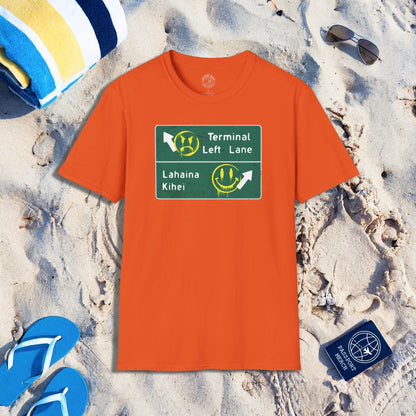 Signs of Wanderlust, 2 Faces of OGG, Maui, Hawaii T-Shirt