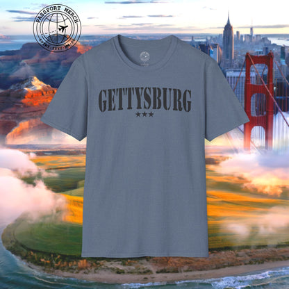 Classic Military, Gettysburg, Pennsylvania T-Shirt