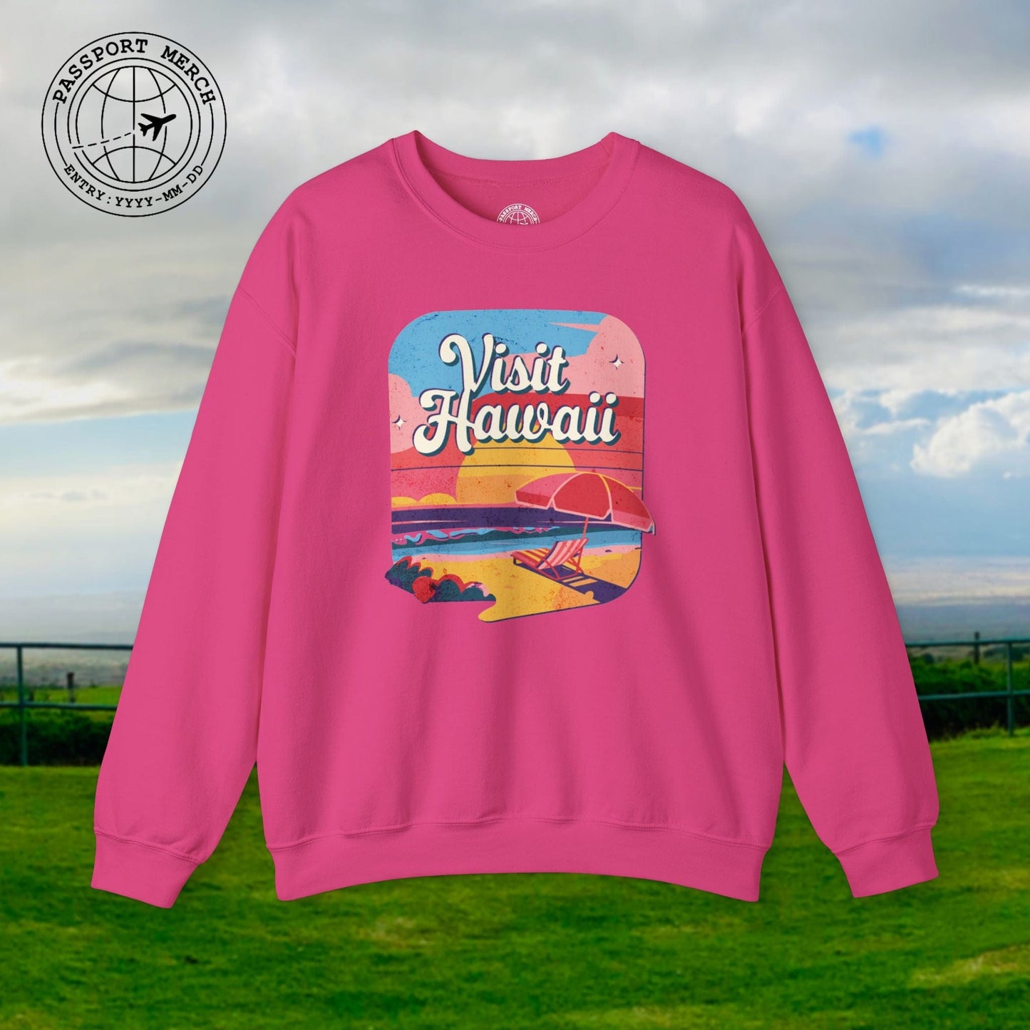 Retro Visit Hawaii Crewneck