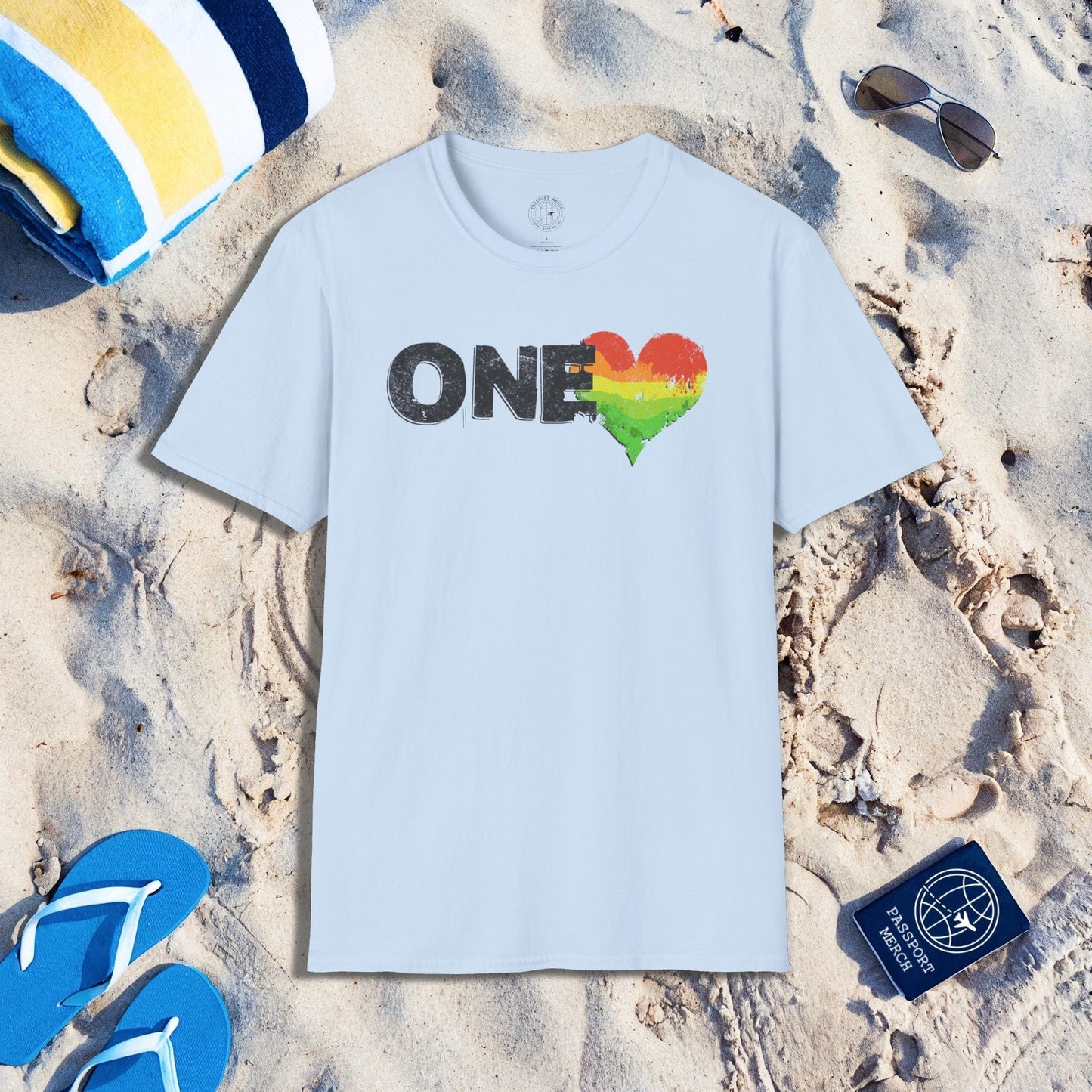 One Heart, Jamaican Reggae T-Shirt