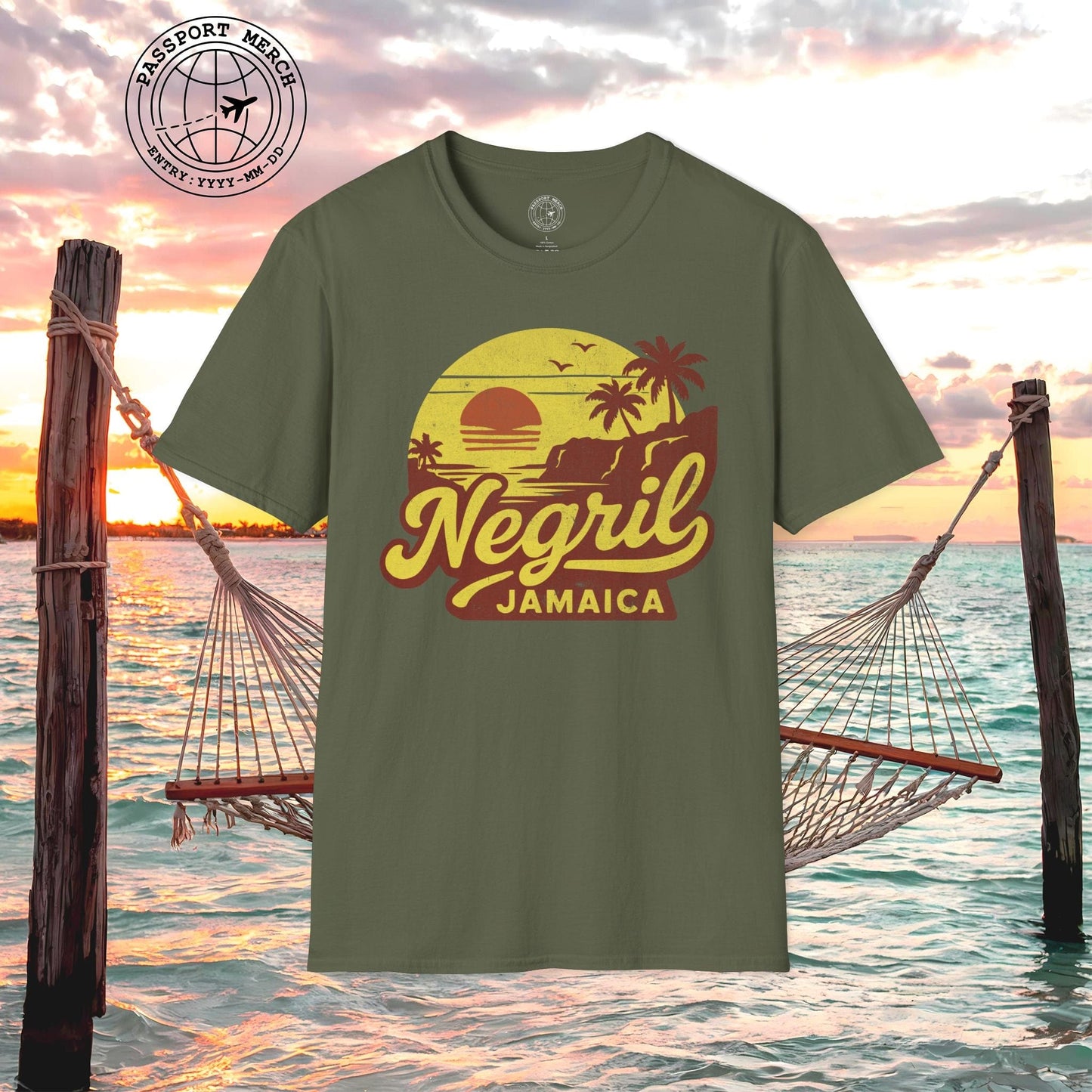 Negril, Jamaica - 80's Vintage T-Shirt