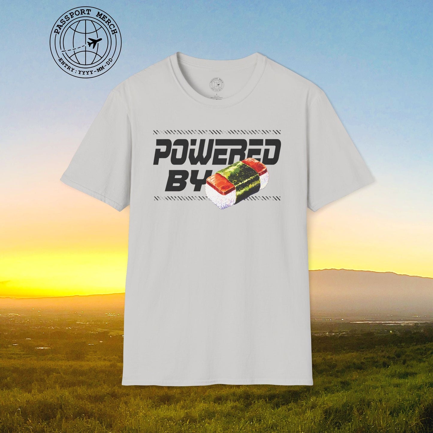 Powered By Musubi, Hawaii T-Shirt