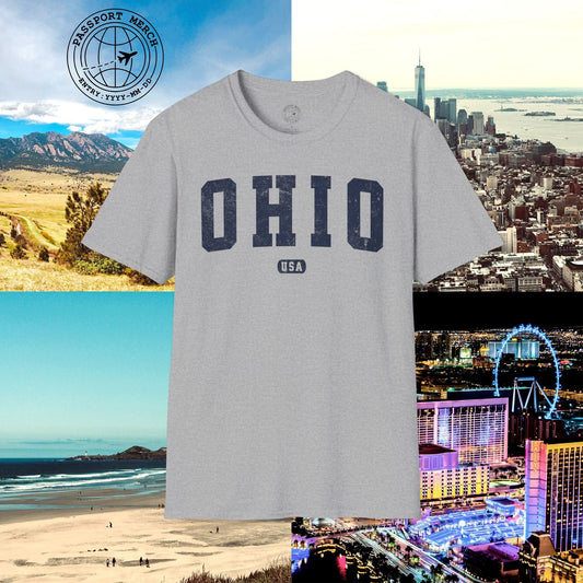 Classic Athletic, Ohio (50 States Edition) T-Shirt